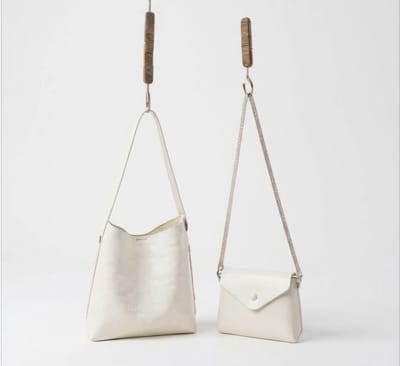 TK-S Set Schoudertas-Shopper + clutch-handtas met schouderriem, zwart