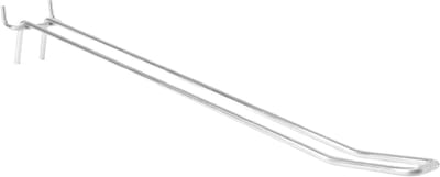 5 stuks - 40cm - Dubbele Gaatjeswand / Perfowand Blisterhaak met draadbrug / Pegboardhaak - Metaal - type: PH25-40D
