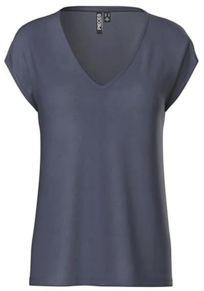 Dames T-Shirt Met Ombre Effect - Blauw - Maat L