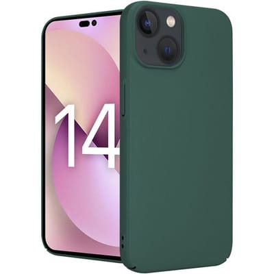 ShieldCase telefoonhoesje geschikt voor Apple iPhone 14 ultra thin case - groen - Dun hoesje - Ultra dunne case - Backcover hoesje - Shockproof dun hoesje