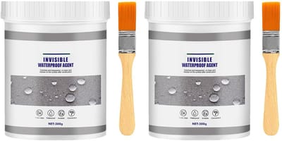 Transparent Waterproof Coating Agent - Waterdichte Afdichtingslaag voor Badkamer - Anti Lek lijm - Onzichtbaar - 300g - 2 Stuks