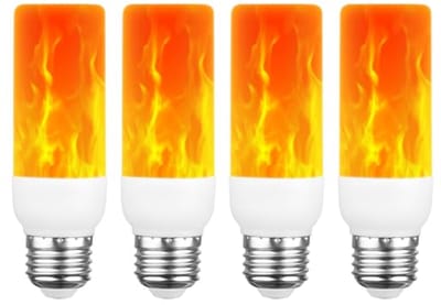 Decoratieve LED Vlamlamp E27 met Flikkerende Vlammeneffect en 3 Verlichtingsmodi voor Huis en Tuin