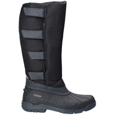 Cotswold Dames/dames Kemble Knee High Wellington Boots (Zwart)