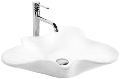 Rea Izolda - Opzetwastafel - Wit - 53X46X12Cm