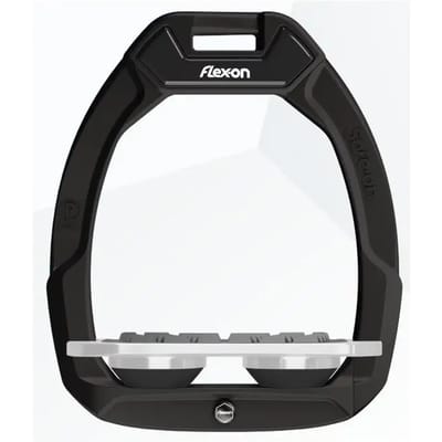 Veiligheidsstijgbeugels Plat Grip Zwart/Grijs/Zwart Flex-On Safe-On