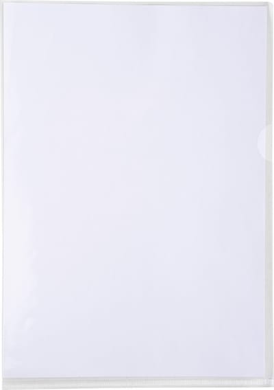 Exacompta Pak van 50 L mappen - gladde PVC Premium 18/100ste - A4 - Transparant - 5950E