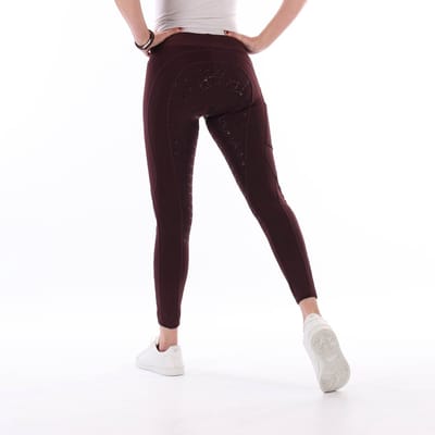 Epplejeck Paardrijlegging Epplejeck Ejphebe Full Grip Kids Donkerrood - 152