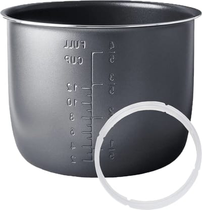 MELTAZO Multicooker Binnenpan, Binnenpot (6 liter), Afdichtring, Sealing Ring