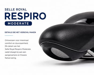 Selle Royal Respiro Moderate Unisex | Maat: 1Size