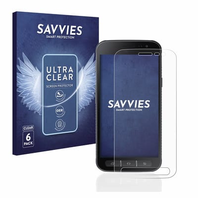 Savvies - Screenprotector voor Samsung Galaxy XCover 4s - Folie Beschermfolie transparant 6 Stuks