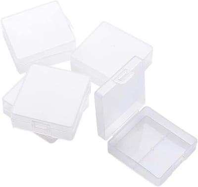 Batterij Organizer Box - Batterijhouder Opslag - Batterijen Opbergen - Transparant PP Materiaal - 5 Stuks - Transparant