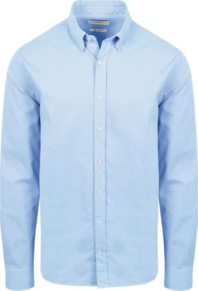 King Essentials The Tommy Overhemd Lichtblauw - Maat L - Heren