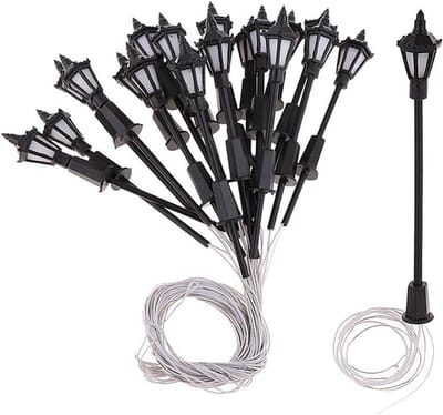 Mini LED Verlichting - Model Lampjes - Diorama Bouw - Schaal 1:100 - 20 Stuks - Wit
