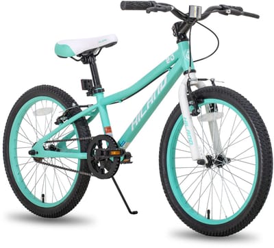 Hiland Climber Tiener Forensen Stadsfiets - 20 inch - Single Speed ​​- V-Brake - Groen - Geschikt voor buitenactiviteiten in de lente