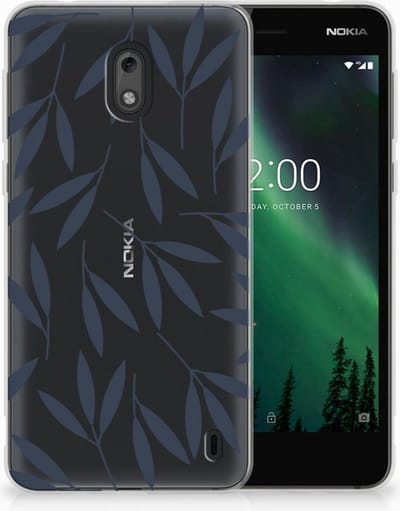 Nokia 2 TPU Case Leaves Blue