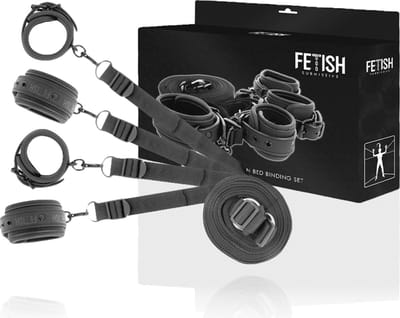FETISH SUBMISSIVE BONDAGE | Fetish Submissive Cuff And Tether Set | Extreme BDSM | Bondage | Sex Toys for Couple | Sex Games | BDSM Set