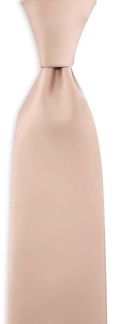 Sir Redman - Stropdassen - stropdas Satin Grace Pink - zachtroze