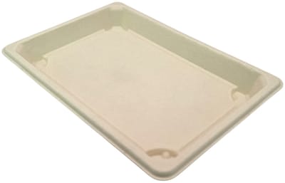 100 stuks Bio suikerriet Snackschaaltje - snackbakjes V2, snackbakje, suikerriet bakje, - kaassoufflé bakje 185 x 128 x 21 mm