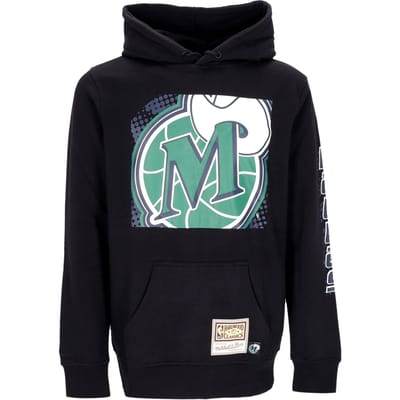 Herenhoodie Nba Big Face 7.0 Hoodie Dalmav Zwart