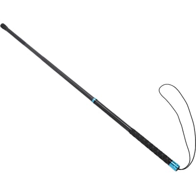 Manche d'épuisette télescopique en fibre de carbone Interface filetée haute densité pour la plupart des épuisettes 110cm white