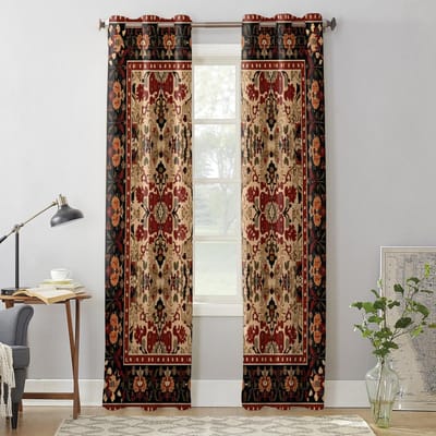 Indiase Bohemen Bloemen Gordijnen voor Slaapkamer Woonkamer Raam Gordijn Behandelingen Jaloezieën Keuken Woondecoratie Gordijnen 135W x 115H(cm) x1