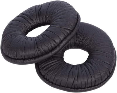Earpads voor DJ-hoofdtelefoons - Zachte zwarte schuimrubberen oorkussens voor optimale geluidsisolatie en comfort, 2 stuks