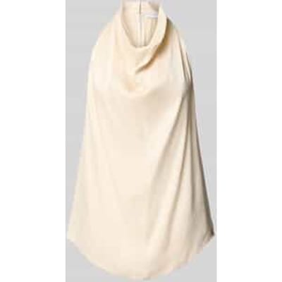Top met halter van mix van viscose en lyocell