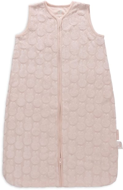 Jollein x Nijntje - Baby Slaapzak Zomer Jersey 70cm - Miffy Jacquard Terry Wild Rose - Zomerslaapzak