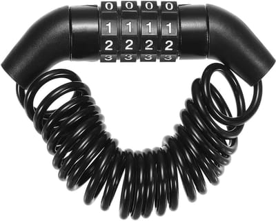 JHUBERS - 2 Stuks Fiets Kabel Slot met 4-Cijfer Combinatie