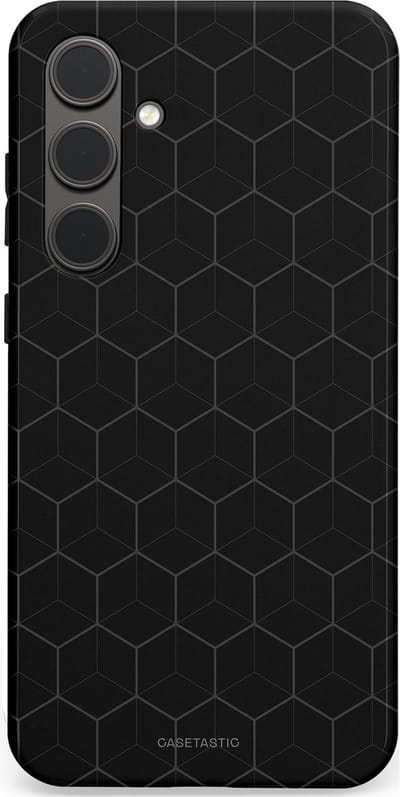 Casetastic Hoesje Geschikt voor Samsung S24 Plus - Stijlvolle Beschermende Duo-layer Case - Hexago