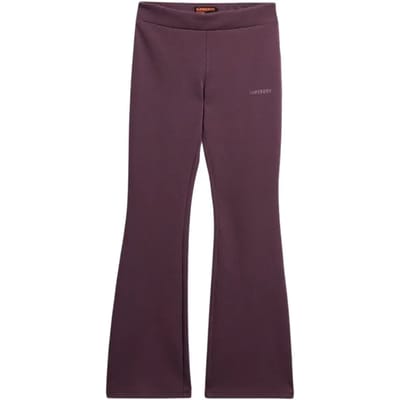 Superdry - Sport Tech joggingbroek met lage taille en wijde pijpen - Dames - Broeken