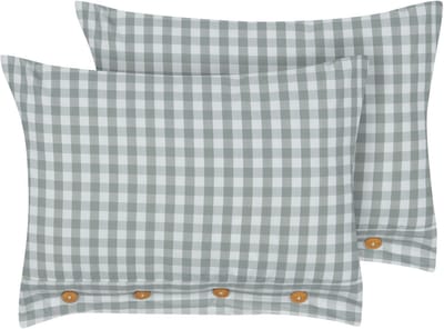 TALYA - Sierkussen set van 2 - Mintgroen - 40 x 60 cm - Polyester