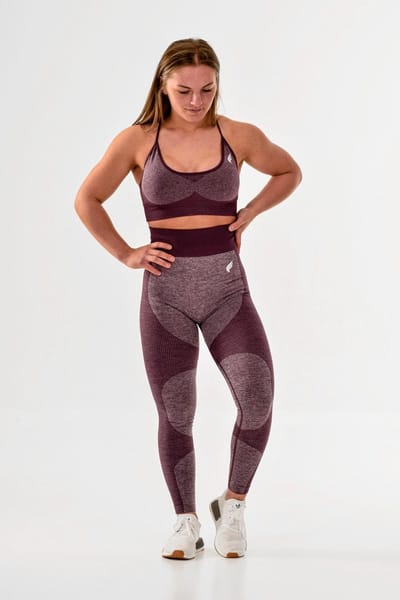 Hera fitness / fitness legging voor dames / fitness legging / sport legging (paars)
