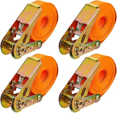 Spanbanden met ratel - set van 4 - 5 meter - 500 kg