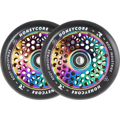 Root Honeycore Wielen110mm Zwart/Neochrome