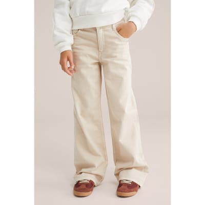 WE Fashion 5-pocket High Rise Beige Taglia: 122 | Pantaloni Outlet | kids | Marrone