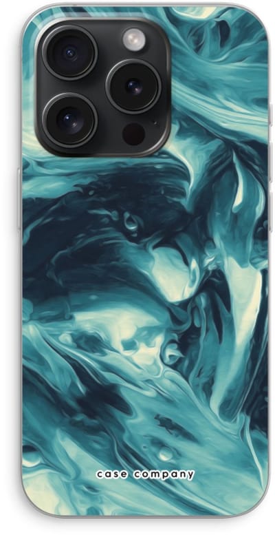 Case Company® - Hoesje geschikt voor iPhone 15 Pro hoesje - Dreaming About Whales - Soft Cover Telefoonhoesje - Bescherming aan alle Kanten en Schermrand