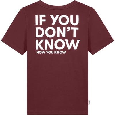 A-DAM Iconic Tee Purple Word Port Royale Size: S | T-Shirts Outlet | Heren | Paars