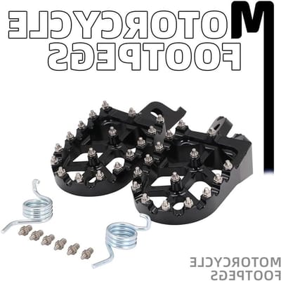 Crossmotor voetsteunen, Billet MX Crossmotor haringen motorfiets voetsteunen voor CR125/250 CRF150R CRF250R CRF250X CRF450R CRF450RX CRF450X CRF250L/M-zwart