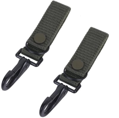 Dailygoods- Riemclips 2 Stuks - Riemhouderhaken - Nylon Singelband