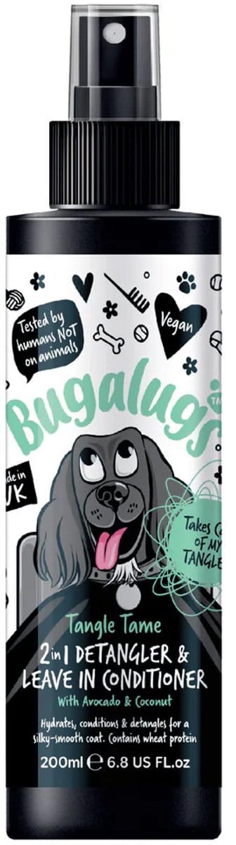 Bugalugs - Anti klit spray hond - Hondenparfum - Conditioner - Avocado & Coconut - 200ml