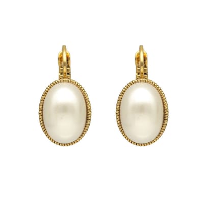 Camps & Camps Oorhangers 1D030 Pearl White