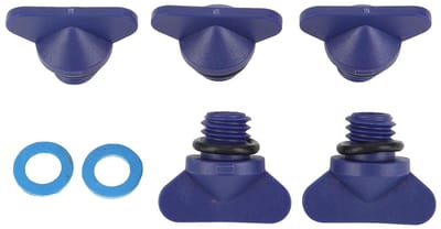 Waterafvoerklep voor motorblok, ABS materiaal, vervangingsonderdeel voor Mercruiser SC, OE nummers 22 806608A02, 8M0119211, duurzame kwaliteit en eenvoudig te installeren