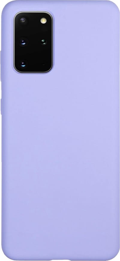 BMAX Siliconen hard case hoesje voor Samsung Galaxy S20 Plus / Hard Cover / Beschermhoesje / Telefoonhoesje / Hard case / Telefoonbescherming - Lichtpaars