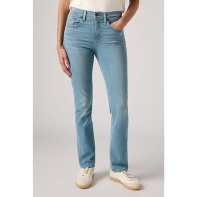Levi's 724 High Rise Straight Most Likely Maat: W27L30 | Straight Jeans Outlet | Dames | Blauw