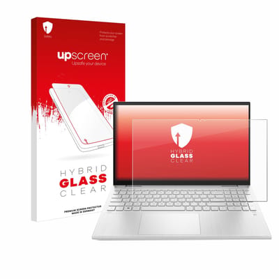 upscreen - Screenprotector voor HP Pavilion x360 (15-erX) - Folie Beschermfolie Beschermglas transparant