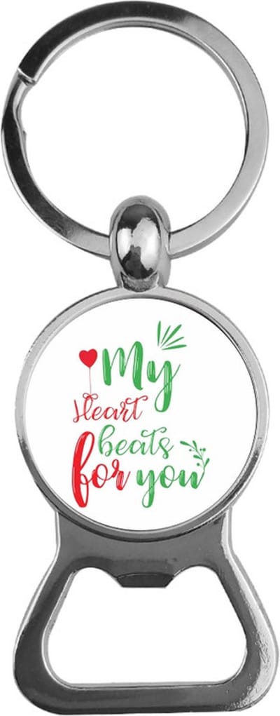 Bieropener Glas - My Heart Beats For You