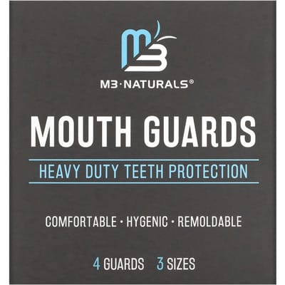 M3 Naturals, protège-dents, 3 tailles, 4 protège-dents