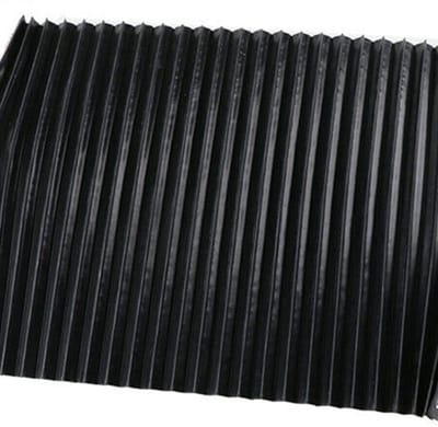 Dailygoods- CNC Machine Guard - Stofdoek - Flexibele Bescherming - Accordeon Balg - Vouwbreedte 15mm - Stretch Lengte 1,5 Meter - Hoogte 300mm - Stofkap
