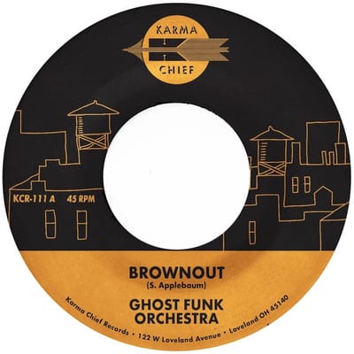 Ghost Funk Orchestra - Brownout / Boneyard Baile (7" Single) (Coloured Vinyl) (Limited Edition)